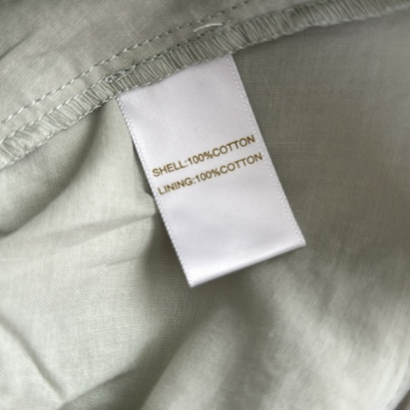 Caroline  Constas Sage Green Embroidered Women's Top 100% cotton - Picture 7 of 11